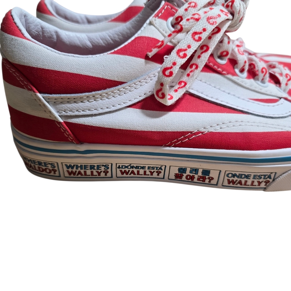 Vans Old Skool Where's Waldo Limited Edition Sneakers, Red/White, W Sz 7.5 M 6 - Picture 8 of 12